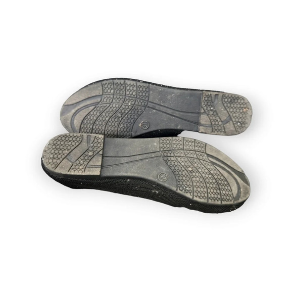 Ballerina Solid Metallic Knit Flats - Black - Picture 4 of 4